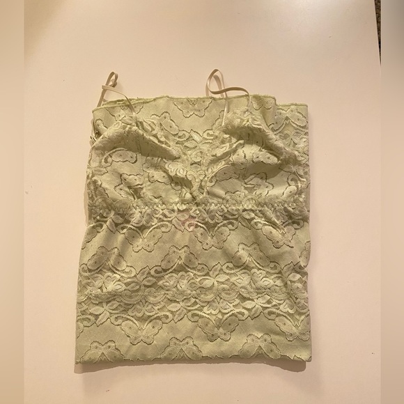 La Vie En Rose lace green slip dress, perfect for Halloween costumes! - Picture 1 of 4